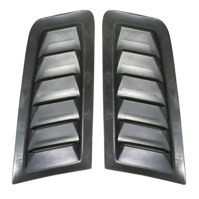 Glossy Black MK2 Style Universal Hood Vent for Ford Focus RS 12