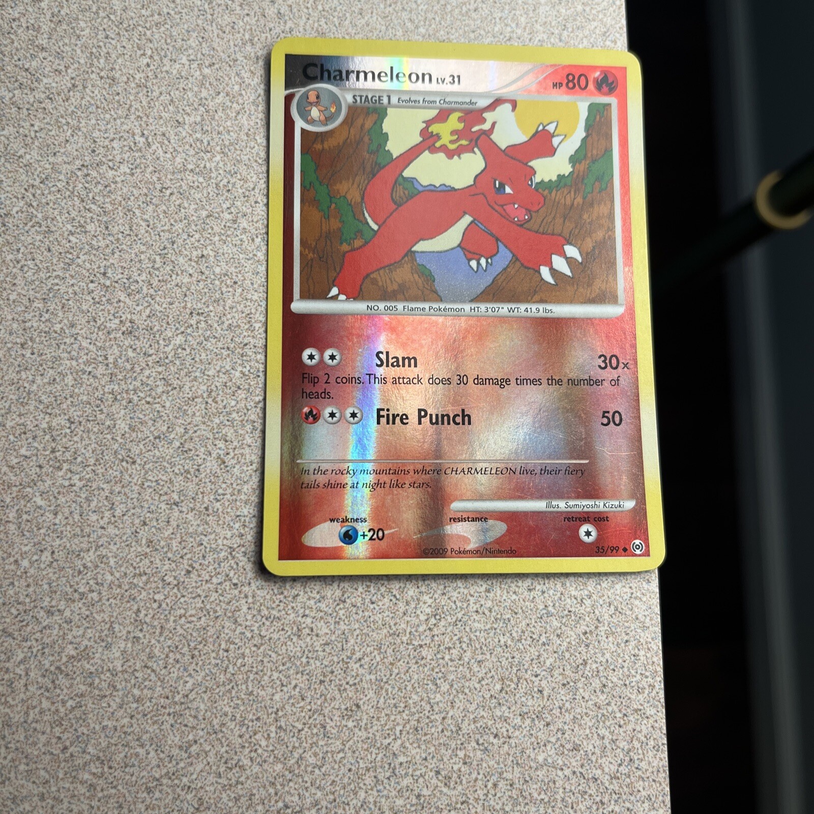 Charmeleon - 35/99 - Uncommon - Reverse Holo LP Pokemon Platinum ARCEUS