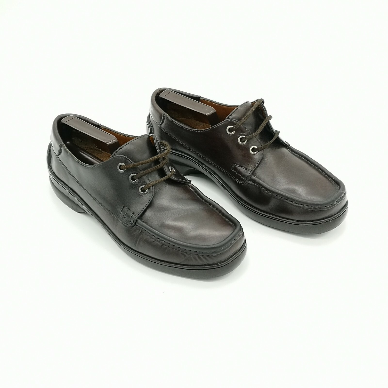 SAOLA Scarpe mocassino Bally Grimsel Derby Uomo taglia 8 5 E marrone vestibilità ampia