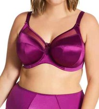 NWT Goddess 6090 Keira 4-Part Underwire Bra US 38J /UK 38GG Magenta Mix