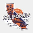 California State Printed Sticker Vinyl Decal USA CA United States Car Window