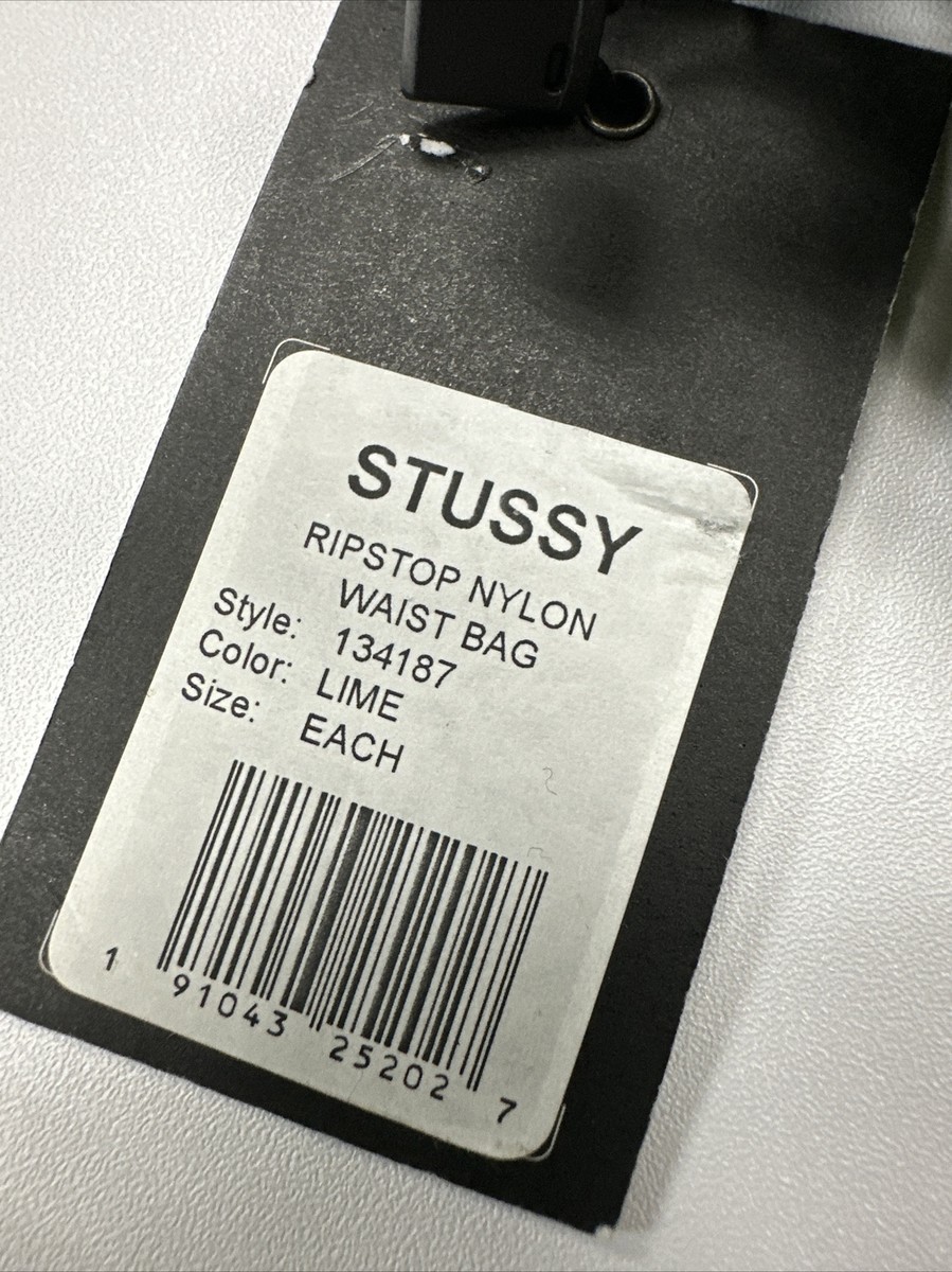 Stussy Mesh Green Belted Bag Cordura Travel Waist messenger