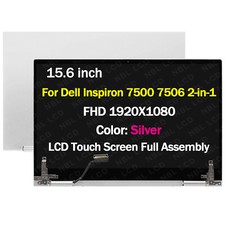 New FHD 15.6" for Dell Inspiron 7506 2-in-1 LCD Touch screen RYKP9 0RYKP9 Silver