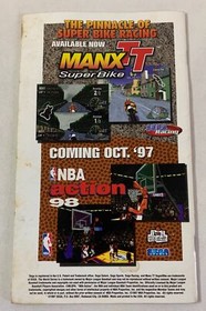 video game instruction booklet manual SEGA SATURN-WORLD SERIES BASEBALL 98