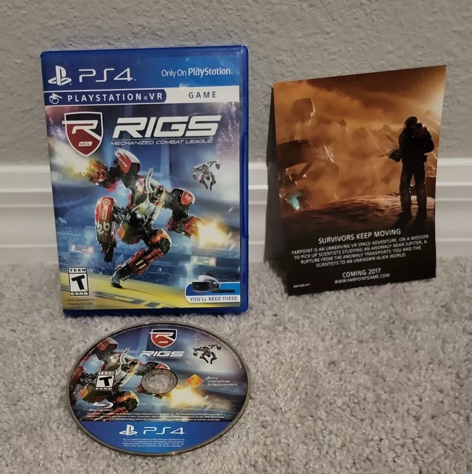 Rigs Mechanized Combat League - Sony PlayStation PS4 - PSVR - Tested 711719505044 | eBay