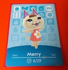 Merry Amiibo Card 252 Animal Crossing New Horizons Never Scanned Mint 