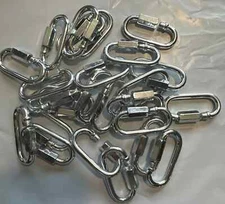 Lot of 25 Goliath Industrial Quick Link 3/16" Safety Tow Chain 