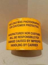 THIS LOAD WAS PHOTOGRAPHED FOR CUSTOMER PROTECTION-LG ROLL OF LABELS-9"X5"