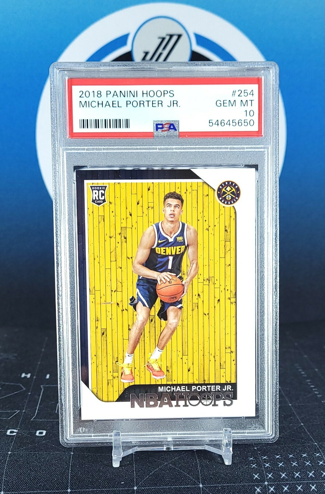 2018 Panini Hoops #254 Michael Porter Jr. PSA 10 Rookie Nuggets