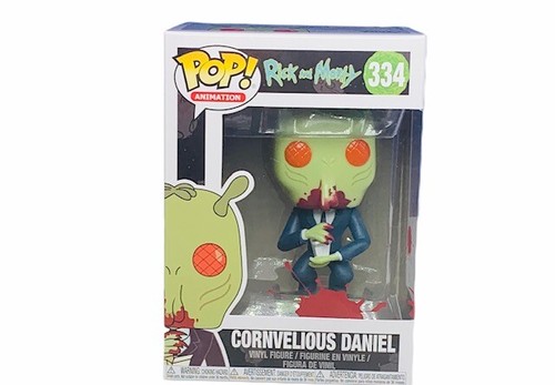 Funko Pop! vinyl figure pop bobblehead 334 Rick Morty Cornvelious Daniel NIB box
