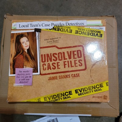 2022 UNSOLVED CASE FILES Jamie Banks Cold Case Murder Mystery Game