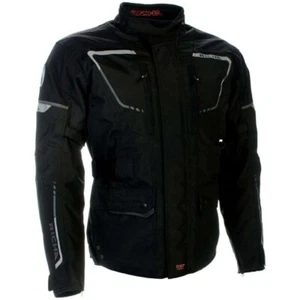 Richa Phantom 2 Ladies Motorcycle Motorbike Textile Jacket Black - XL