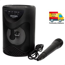 ALTAVOZ BLUETOOTH KARAOKE USB MP3 MICROFONO CON BATERIA RECARGABLE