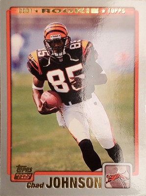 2001 Topps #340 Chad Johnson Rookie Bengals