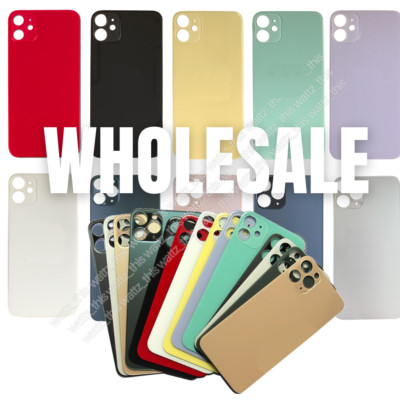 5/10X Battery Back Door Glass Cover LOT For iPhone 8 X XS XR 11 12 13 14 Pro Max