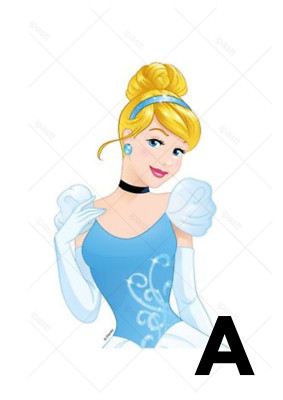 Vorgeschnitten Verschiedene Größen & Designs Prinzessin Aschenputtel Essbar Tortenaufleger Dekoration