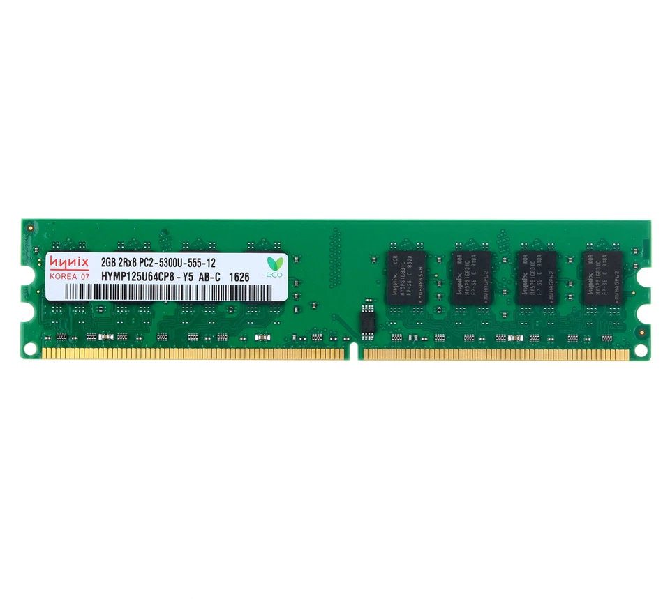 Lote de memoria de escritorio Hynix 4 GB 2 GB 1 GB DDR2 DDR3 5300 6400 667 1600 Mhz DIMM RAM Foto 3 de 4