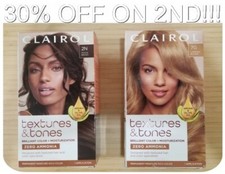 Clairol Texture  Tones Hair Color, 2N Mocha Brown OR 7G Luminous Blonde
