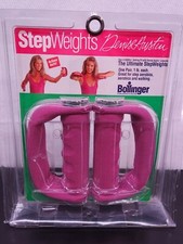 Vintage Exercise Denise Austin  Bollinger Step Weights, New In Pack,  Pink