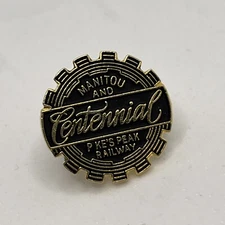 Manitou And Centennial Pike’s Peak Railway Railroad Train Enamel Lapel Hat Pin