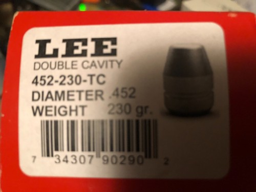Lee 2 Cav Mold For 379-250-RF 375 Win,38-55 WCF,379 Dia, 250 Gr