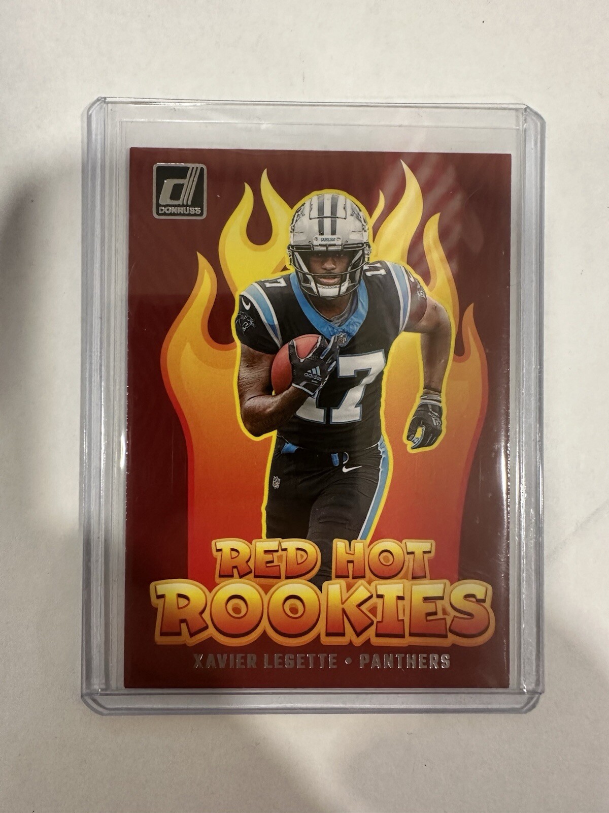 2024 Panini Donruss Xavier Legette Red Hot Rookies Carolina Panthers