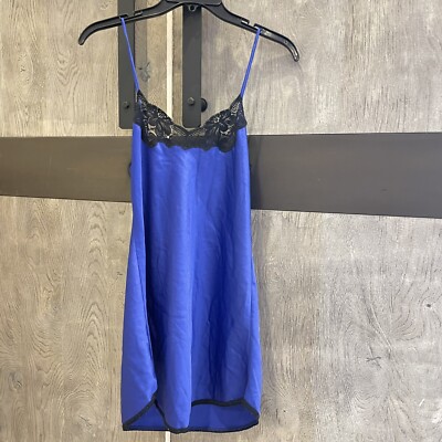 LINDSEY ROSCOE - Vintage Royal Blue Satin Lace Trim Cami Dress Sz S (0157) | eBay LINDSEY ROSCOE - Vintage Royal Blue Satin Lace Trim Cami Dress Sz S (0157) | eBay