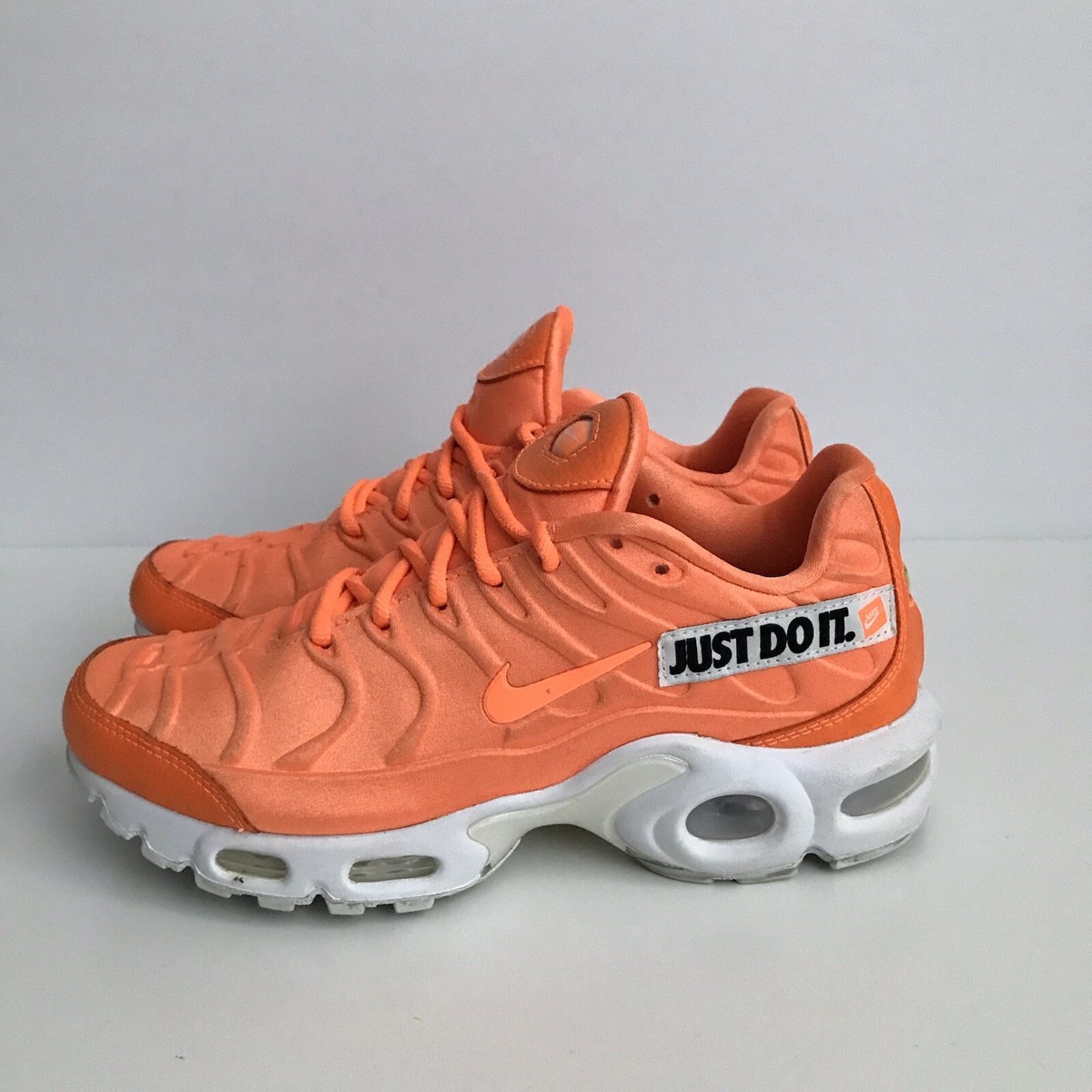 orange air max plus just do it