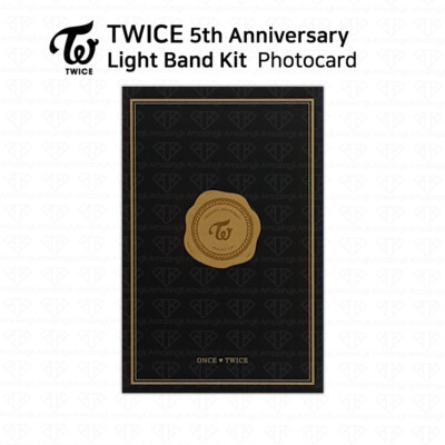 TWICE 5th Anniversary Light Band Kit Photocard Nayeon Sana Momo