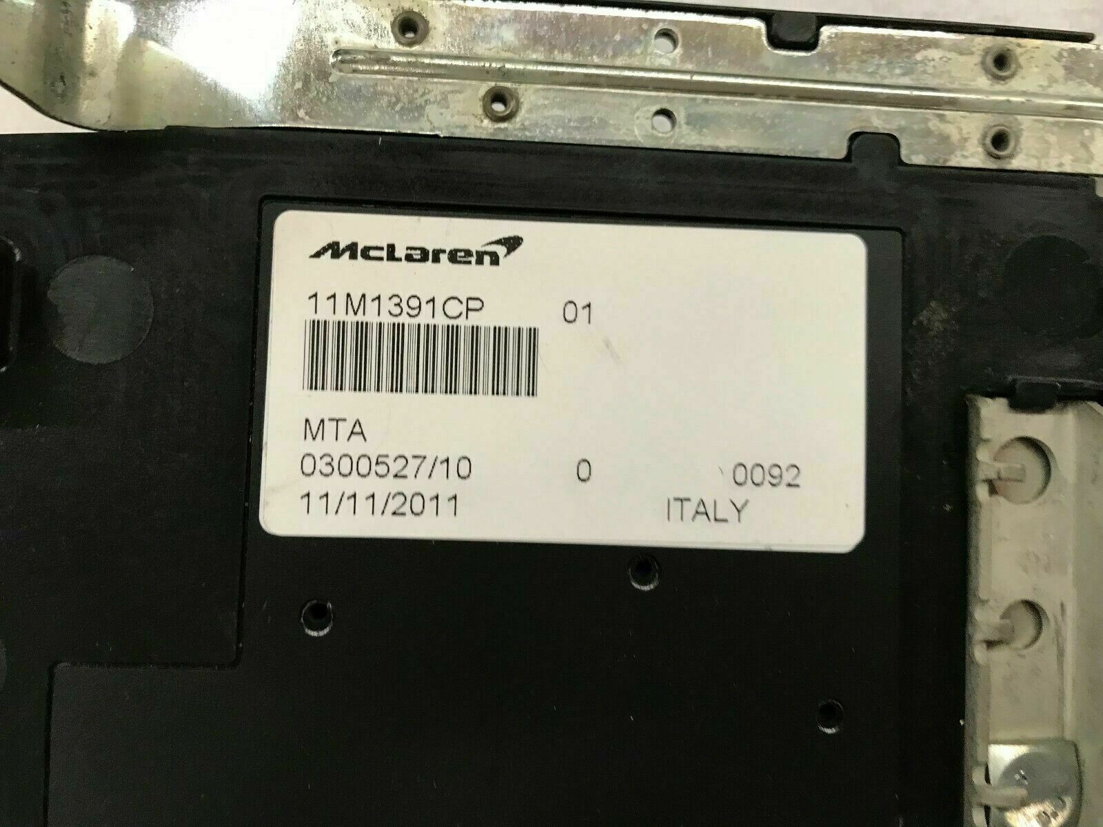 MCLAREN MP4-12C BATTERY RELAY POWER BOARD PANEL CONTROLLER OEM 11M1391CP 
