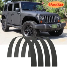 4PCS Fender Flares Extended Flexible Wide Wheel Arch Body Kit For Jeep Wrangler