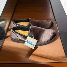 Foamtreads Regal 2 Mens 8 Brown slide on Slippers Memory foam insole NWOB