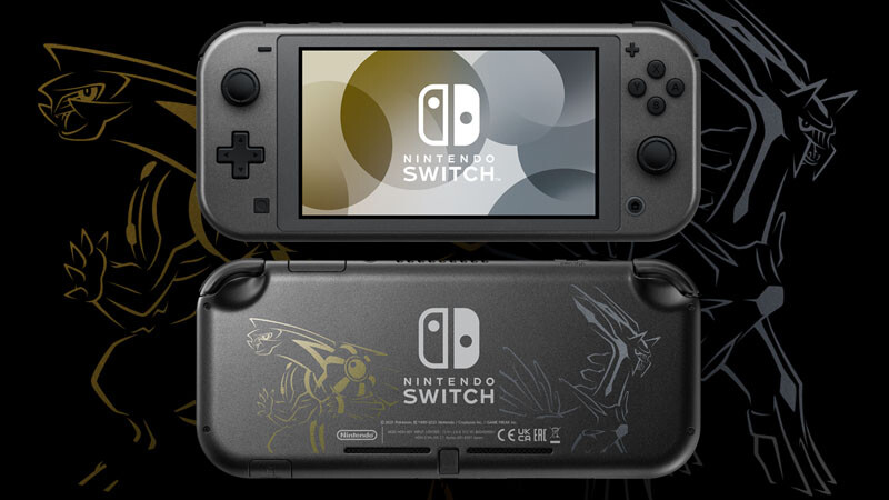 Nintendo Switch Lite Dialga Palkia Model Special Edition Metallic