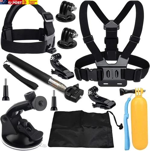 Action Camera Accessories Kit Compatible with AKASO EK7000 Gopro Hero 12 11 10 9