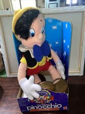 Vintage 1992 Mattel Walt Disney Pinocchio 18 inch Plush Stuffed Toy Doll