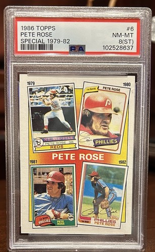 1986 Pete Rose Years 1979-1982 #6