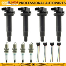 Ignition Coil & Spark Plug w/plug For Toyota ...