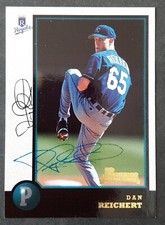 1998 Bowman SIGNED: Dan Reichert, ROYALS #427