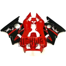 Motorrad Bodywork Fairing Kits Cowling For Honda CBR400RR NC23 87-89 red black