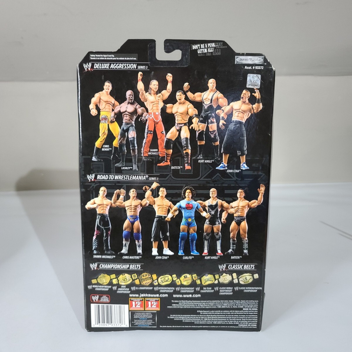 WWE Jakks Deluxe Aggression Series 3 Chris Benoit Figure w