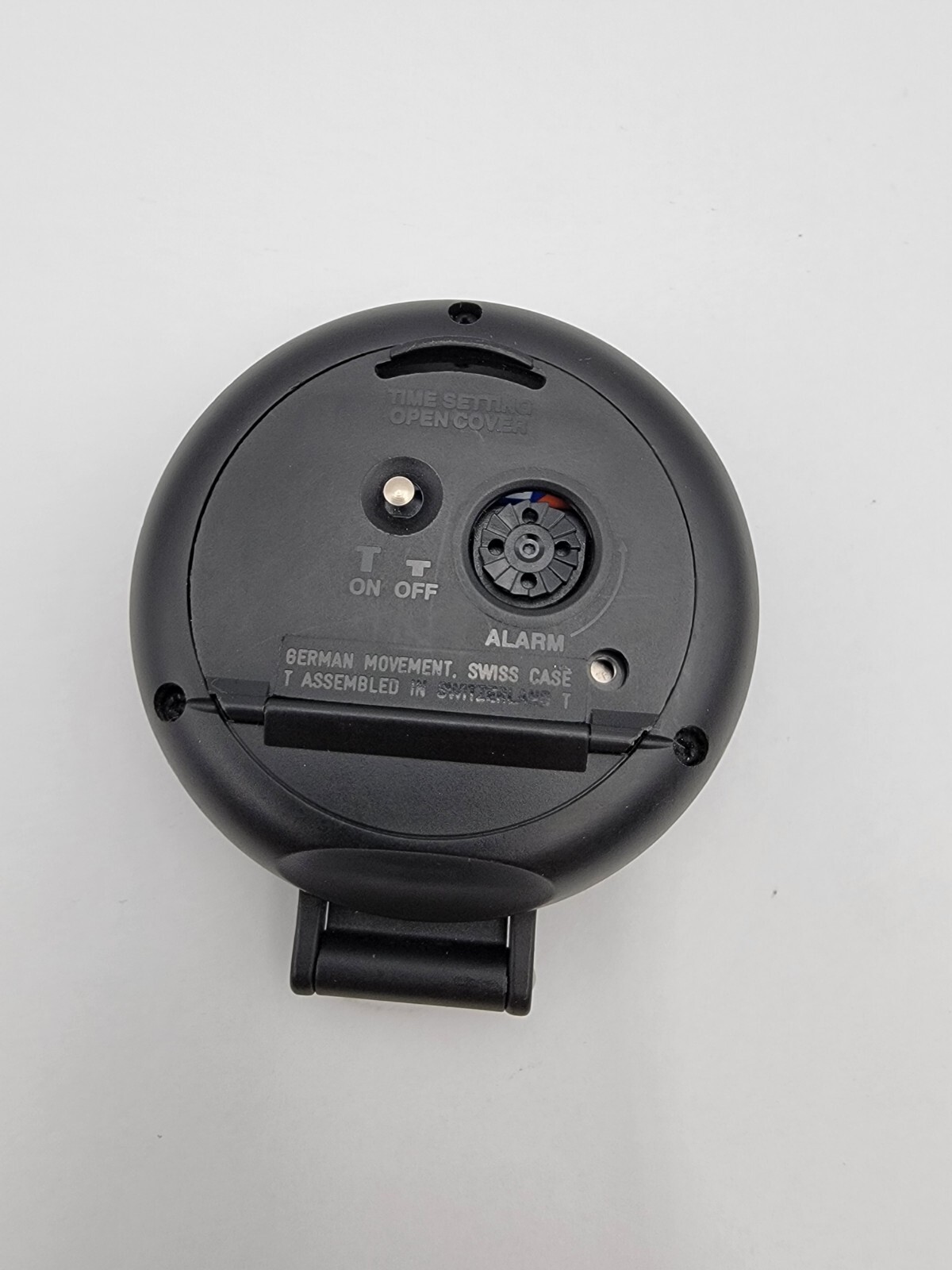 Victorinox Swiss Army Travel Alarm Clock Pocket Watch Black Dial eBay