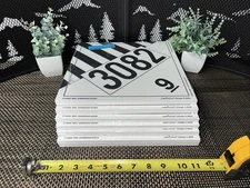 100 QTY! BULK Labelmaster ZT193082 Miscellaneous Dangerous Goods Hazmat Placards