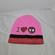 I SPIDER-MAN BEANIE winter Knit Cap Red Youth Womens marvel comics