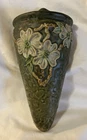 Vintage Roseville Dogwood 1920s Wall Pocket Excellent Condition Rare HTF