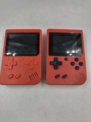 Lot of 2 SUP Game Box Consoles 400 in 1 Red - Not Working