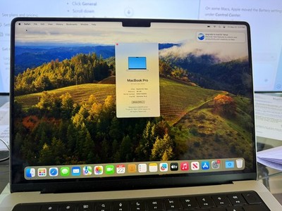 MacBook Pro-14.2 Inch-M3 Max Chip-36GB Memory-1 TB SSD-3 Thunderbold 4ports