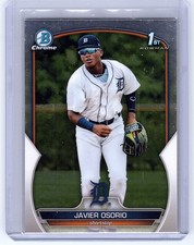 2023 Bowman #BCP-4 Javier Osorio Chrome Prospects Detroit Tigers