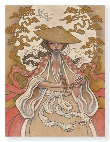 Audrey Kawasaki "Gentle Things Cut Deepest" Art Print Limited Edition