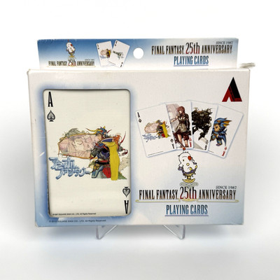 ファイナルファンタジー 25th ANNIVERSARY DECK Final Fantasy 25th Anniversary Playing Cards Limited Edition New