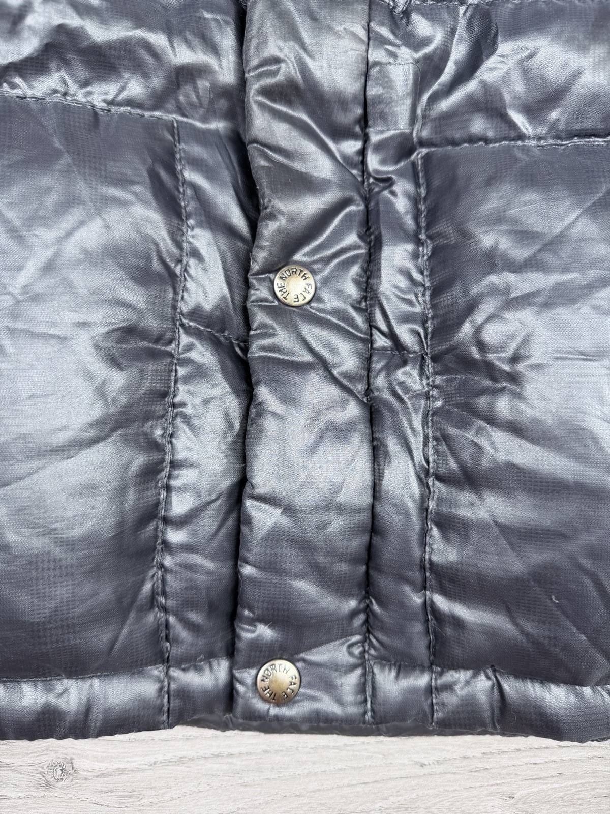 The North Face 700 Fill Down Puffer Gilet Vest Black Size XL image 3